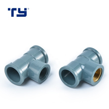 Plastic PVC NBR5648 popular in Nigeria market Welded Pressure Pipe Fitting female tee